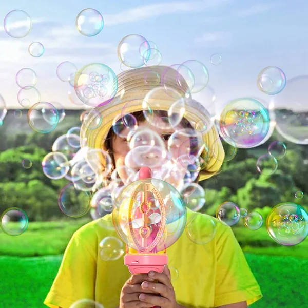 YR254895 Automatic Bubble Gun Blower Summer Indoor Outdoor Party Gift