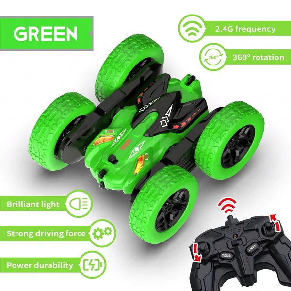 YR303129 RC Stunt Cars Double-Sided Driving 360-degree Flips Stunt RC