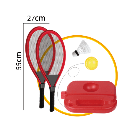 YR304902-Outdoor Toy 3 in 1 Fashion Safety Tennis Racket Football Trainer Outdoor