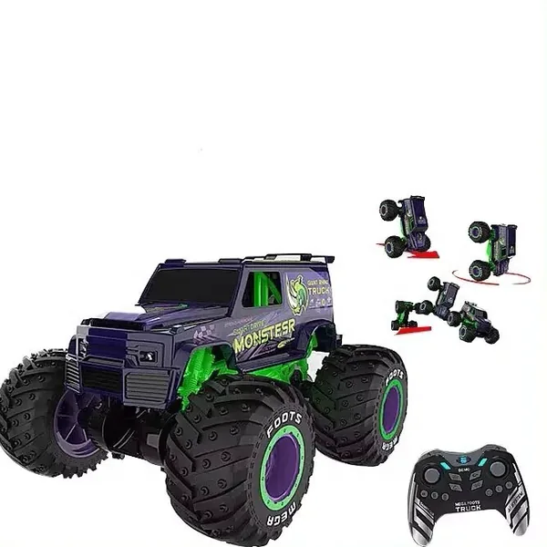 YR290347 New Latest 2.4G Standing Stunt RC Car 360 Rotating 1/10 Scal