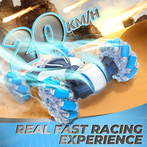YR282227 Gesture Sensing RC Stunt Car Toys 1:18 Hand Remote Control C
