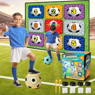 Soccer Balls Game Toys Set for Toddlers Soccer Goal Game for Boy Outdoor Sport Toys