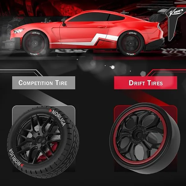 YR335614 Remote Control Car Truck RC Drift Car 1:14 Scale 4WD LED Lig