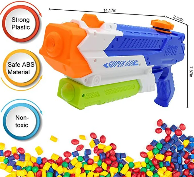 YR255117 Electric Long Range Water Gun Super Soaker Style Squirt Blas