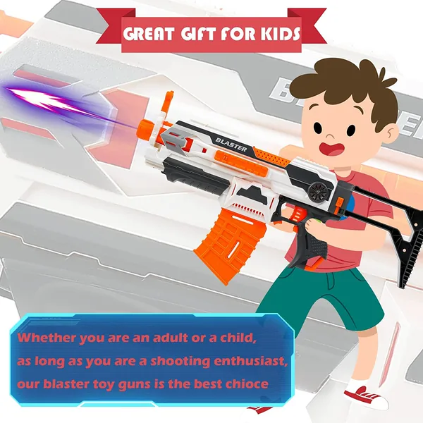 SB524A Motorized Blaster Toy Gun Electric Automatic Shooting Toys S