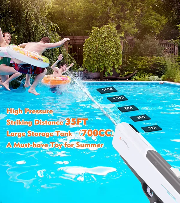 YR288326 Songkran Electric Water Gun for Kids Automatic Water Squirt