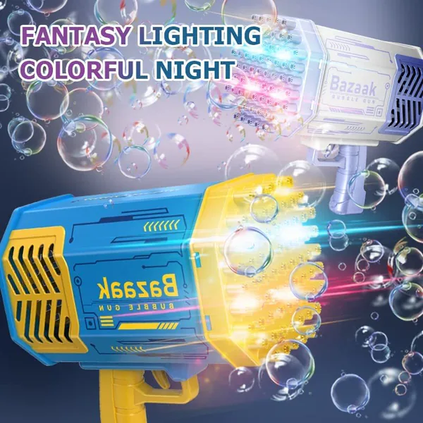 YR260926 69 Holes Bubble Bazooka Hot Selling Blower Gun Automatic Bub