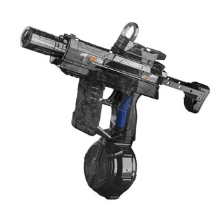 UZI Electric Water Guns Automatic Water Gun Blaster with Muzzle Light Squirt Gun Range Summer Outdoor Toys