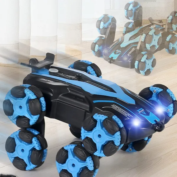 YR282828 Remote Control RC Stunt Car Toy with 360 Spin Flip Cool Ligh