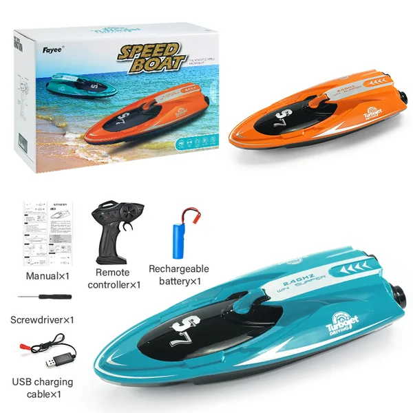 YR306448 High-Speed 2.4G RC Boat for Adults Large Racing Remote Contr