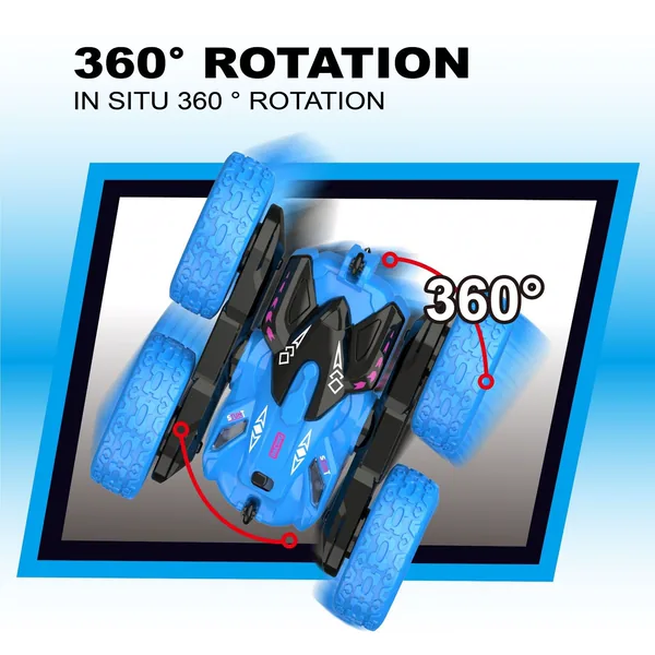 YR303129 RC Stunt Cars Double-Sided Driving 360-degree Flips Stunt RC