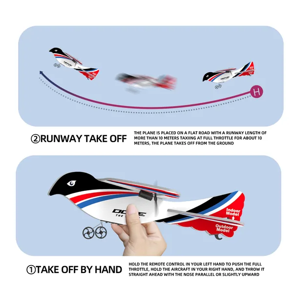 BM-19 MPP Dove Glider Plane Foam Plane Bird Rc Flying RC Plane