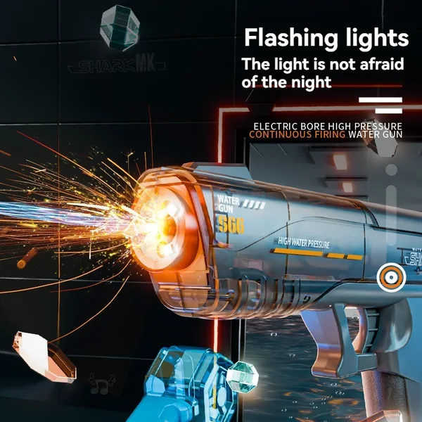 YR322847 Spitfire Electric Water Gun with LED Light-up Toys Powerful