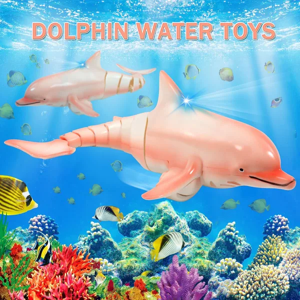 YR305031 2.4G RC Dolphin Toy Remote Control Shark Pool Toy Animals Rc