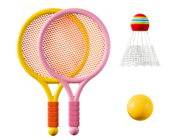 YR307331-Outdoor Toy New Design Animals Style Training Balls Beach Tennis Racket