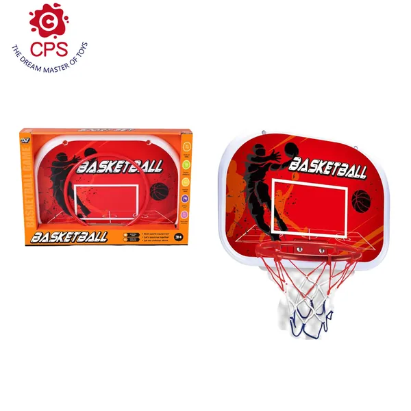 YR304918-Outdoor Toy Metal Rim Indoor Outdoor Hanging Basketball Backboard Set Po