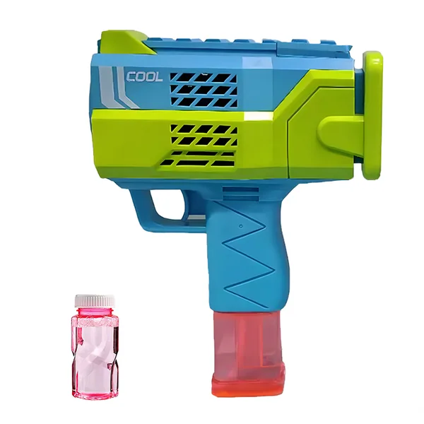 YR271352 Bazooka Bubble Gun Electric Automatic Bubble Makers Bubbles