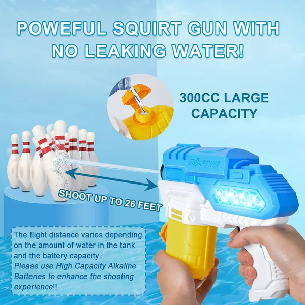 Outdoor Toy Songkran Fast Closing Battery Operated Electric Super Water