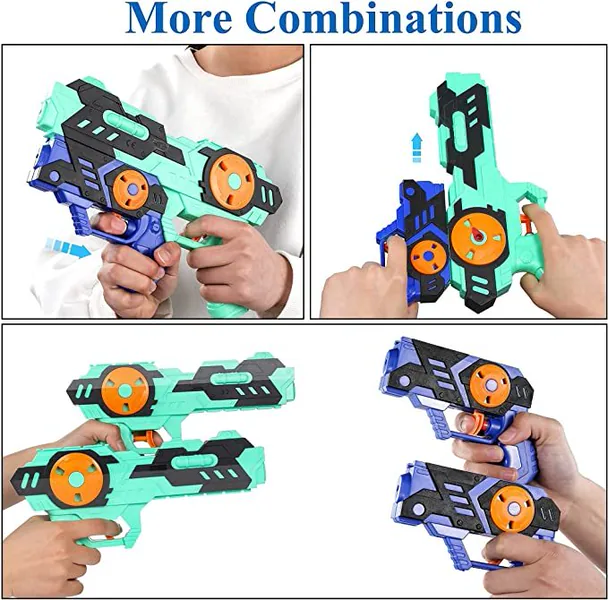 YR255835 2 Pack Two-in-One Super Soaker Blaster Squirt Guns Electric