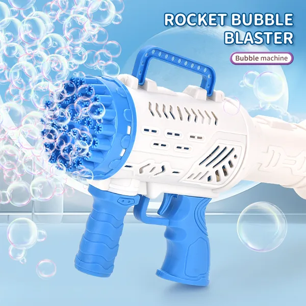 YR306451 Bazooka Electric Plastic Bubble Gun Maker Machine Outdoor Su