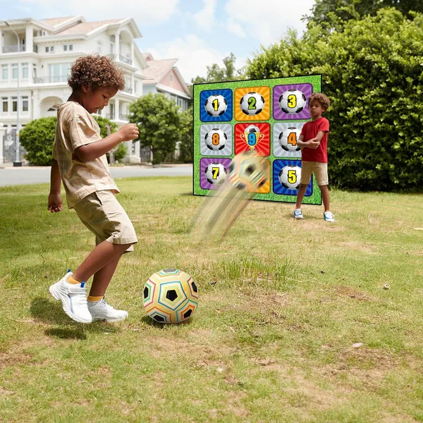 YR279506 Soccer Balls Game Toys Set for Toddlers Soccer Goal Game for