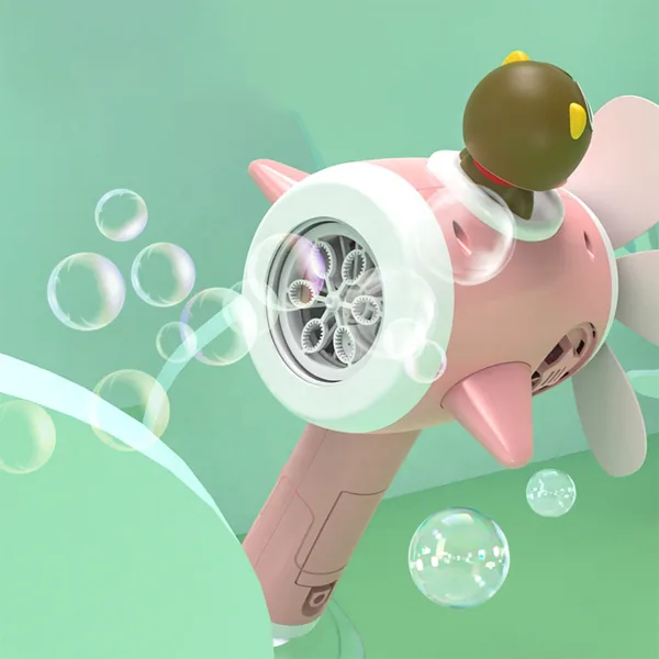 YR254752 Automatic Bubble Blower,2 in 1 Portable Bubble Fan,Toys for