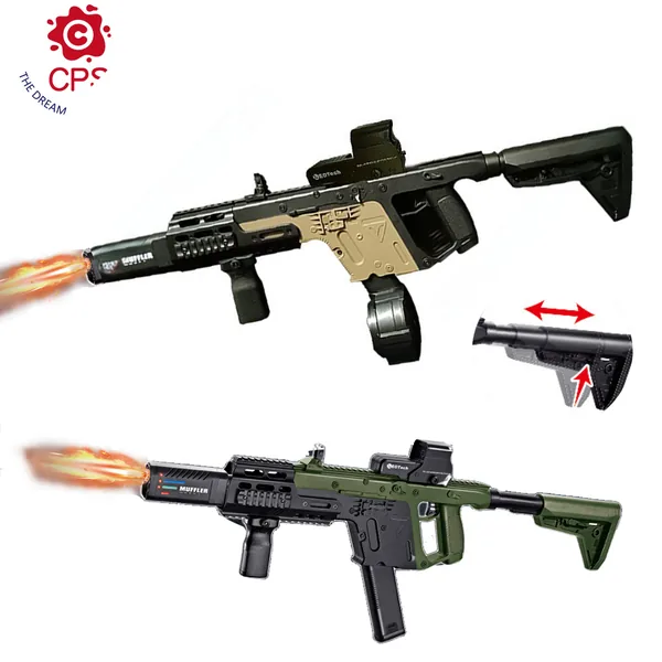 YR307575 Electric Soft Bullet Gun Automatic Blaster High Speed Foam D