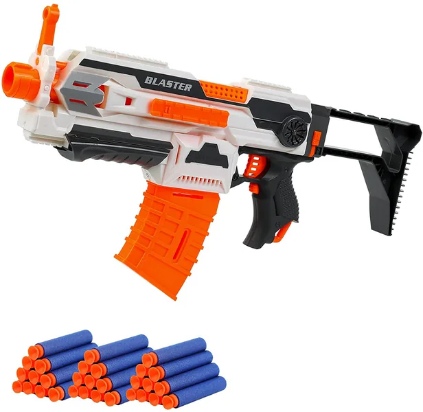 SB524A Motorized Blaster Toy Gun Electric Automatic Shooting Toys S