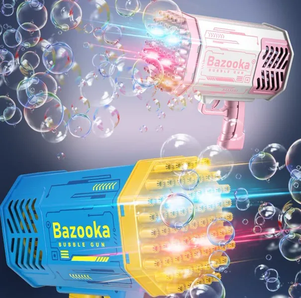 YR260926 69 Holes Bubble Bazooka Hot Selling Blower Gun Automatic Bub