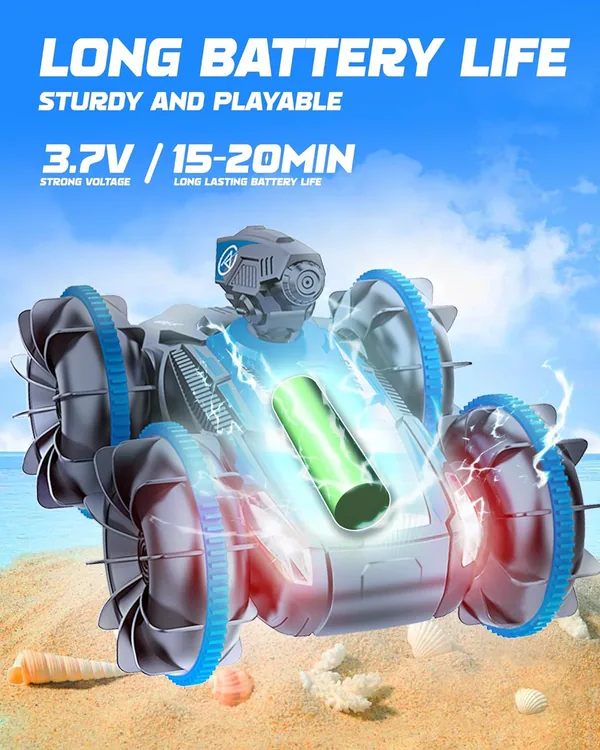 YR305855 Remote-Control Car RC Boat for Kids RC Stunt Car with Water