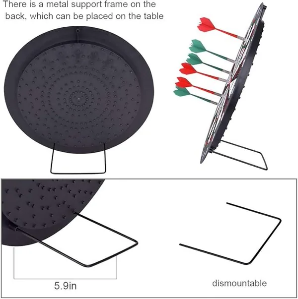 YR337285 Dart Board Toys Rubber Safety Tip Darts Dartboard Game Set f