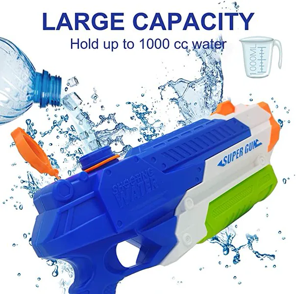 YR255117 Electric Long Range Water Gun Super Soaker Style Squirt Blas