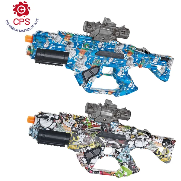 YR308574 Soft Plastic Electronic Pistol Toy Guns Set with Bullet Ejec