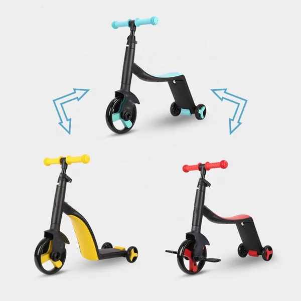 YR186953 Adjustable 3 in 1 Kids Balance Bike,Three-speed Car Variable