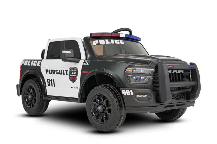 YR336645 Licensed Pickup Truck Police Car Ride on 12V Kids Cars to Dr