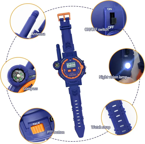 YR303546 Rechargeable Walkie Talkie for Kid Two-Way Radio Walkie Talk