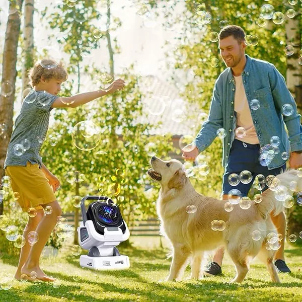 YR305919 Bigger Bubble Machine for Kids with Music Light-up Toys Mach