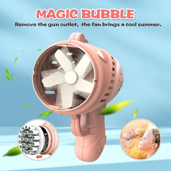 YR254961 23 Hole Bazooka Bubble Machine Gun Handheld Blower Toy with