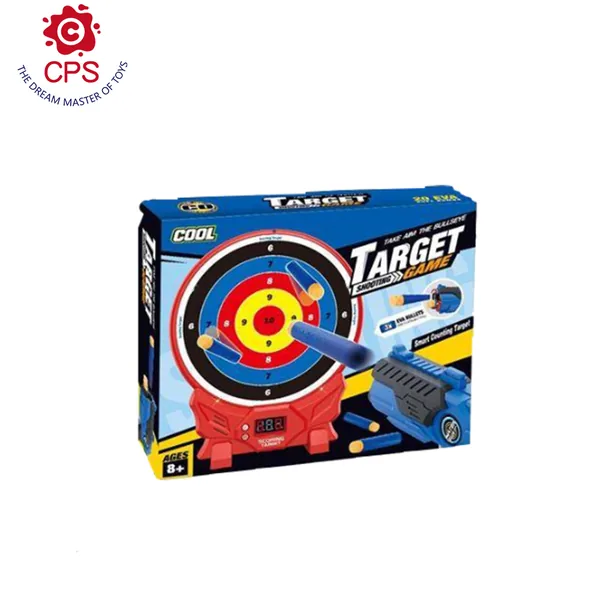 YR306062 Kids Toy Gun Shooting Target Set Electronic Digital Scoring