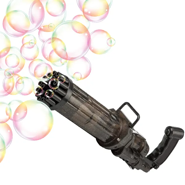 YR224639 Outdoor 21-Holes Bubble Launcher Summer Automatic Bubble Gun