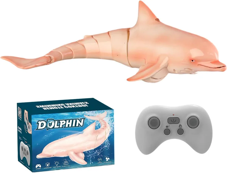 YR305031 2.4G RC Dolphin Toy Remote Control Shark Pool Toy Animals Rc