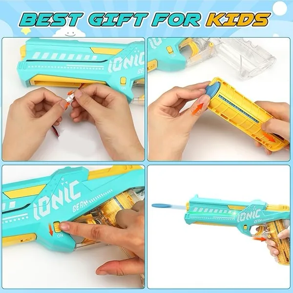 YR338783 Electric Soft Bullet Gun for Ages 14+ Electronic Toy with So