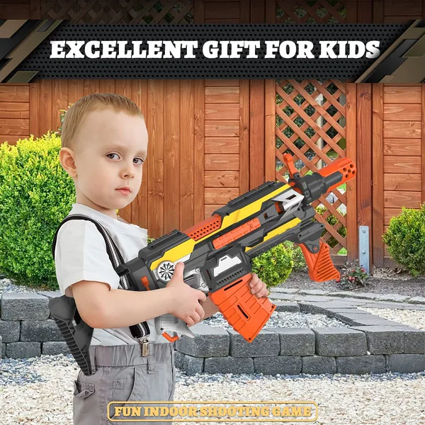 SB524B Motorized Blaster Toy Gun Electric Automatic Shooting Toys S