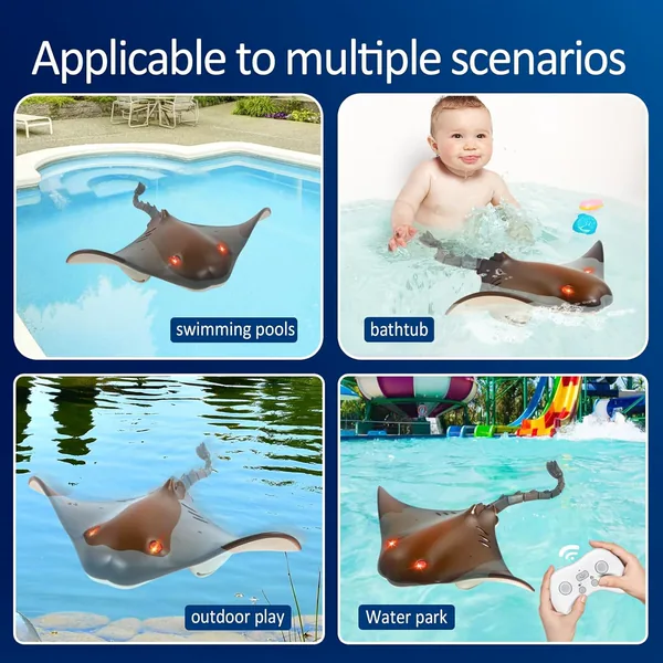 YR305027 Remote Control Shark Toy Animals for Kids RC Shark for Pool