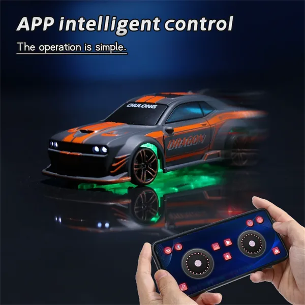 YR349382-Outdoor Toy Mini Alloy Drift RC Car 2.4Ghz Wireless Racing Vehicle Long