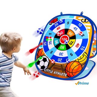 Portable Bean Bag Cornhole Toss Game Set Dart Board Game Toys With 8 Bean Bags Outdoor Play Toys for Kids