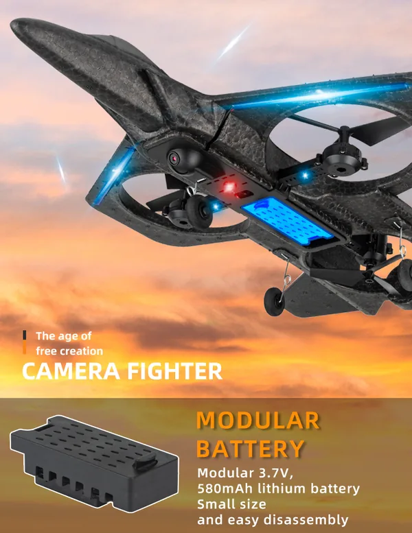 YR265932 2.4G Remote Control Airplane for Kids New Rc Glider Toy Airc