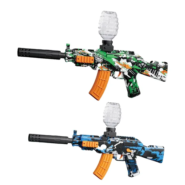 YR306393 Electric Soft Bullet Gun Automatic Water Blaster Toy for Out