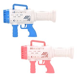 Bazooka Electric Plastic Bubble Gun Maker Machine Outdoor Summer Toy for Kids