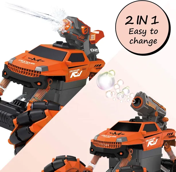 YR284638 Remote Control Stunt RC Car for Kids 2 in 1 Interchangeable